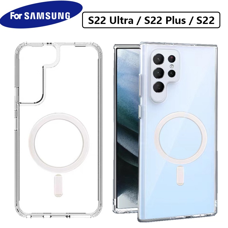 Ốp Điện Thoại Kèm Ngăn Đựng Thẻ Khóa Nam Châm Cho Samsung S22 S20 S21 FE Plus Note 20 Ultra