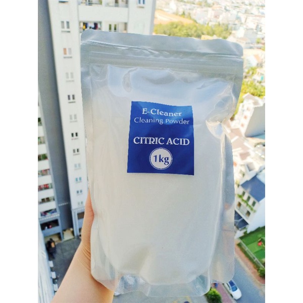 1kg Bột chanh Citric Acid vệ sinh máy điện giải ion kiềm Kangen [Hàng nhập khẩu]