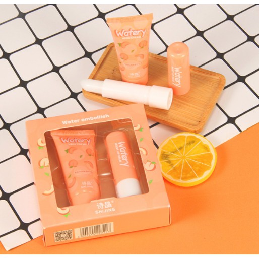 Set son dưỡng và kem dưỡng da tay Cute Fruit | BigBuy360 - bigbuy360.vn