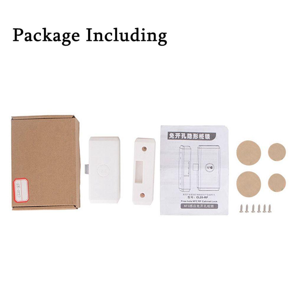 Ổ Khóa Ngăn Kéo Tủ Thông Minh Không Chìa Cảm Biến NFC Kết Nối Bluetooth Chống Trộ