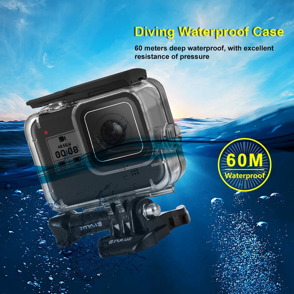 Case vỏ chống nước GOPRO HERO 8 Puluz - up to 60m