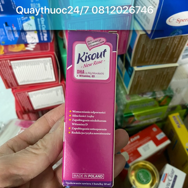 KISOUT HỒNG DHA (30ml)