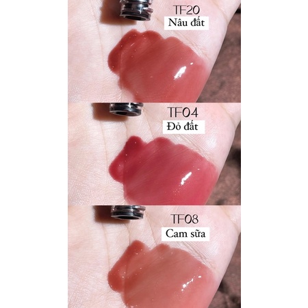 Son TomFord Gloss Bóng Dưỡng✨ 20 Phantome, 04 Exquise, 08 Inhibition, 14 Fullbox Chính Hãng