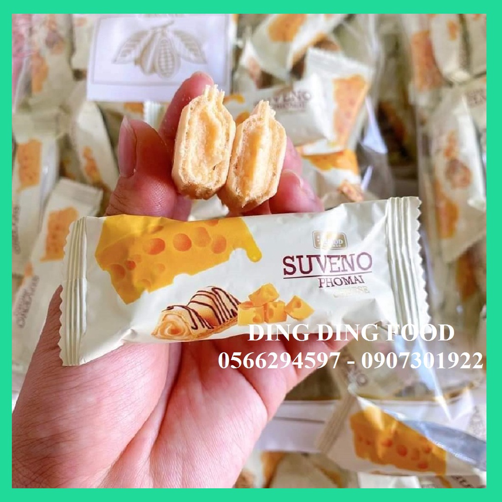 [ 500g ] Bánh Sữa Chua Xốp Giòn Vị Phô Mai SUVENO| Bánh Cho Bé| Bánh Xốp Thiên Thảo| Ăn Vặt - DING DING FOO