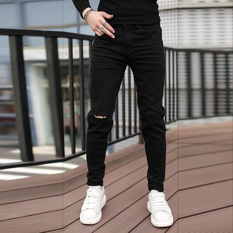 Quần jean nam chất bò cao cấp co dãn 4 chiều cực đẹp from dáng skinny đẹp CAROLLSTORE Q12