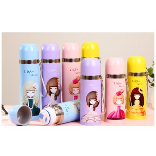 Bình giữ nhiệt cao cấp Mickey Mouse 500ml