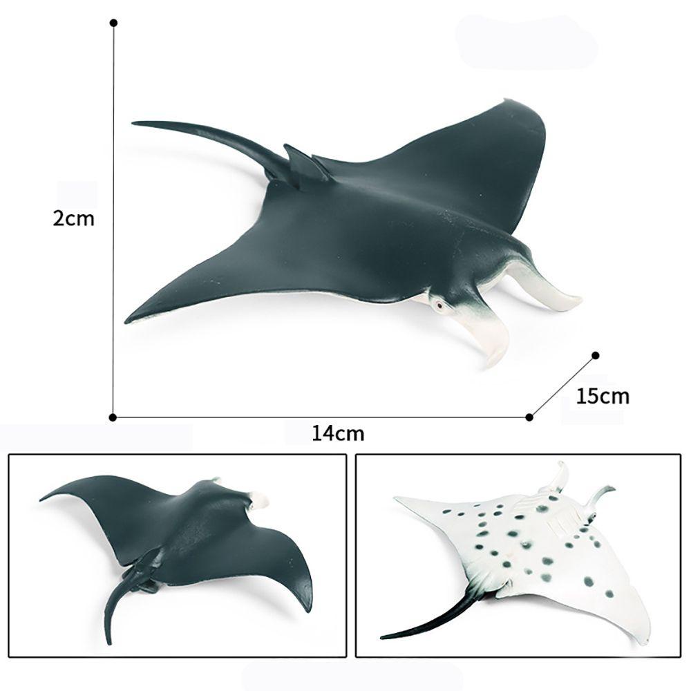 Ynatural Manta Ray Đồ Chơi Nhận Biết Sinh Vật Biển Cho Bé
