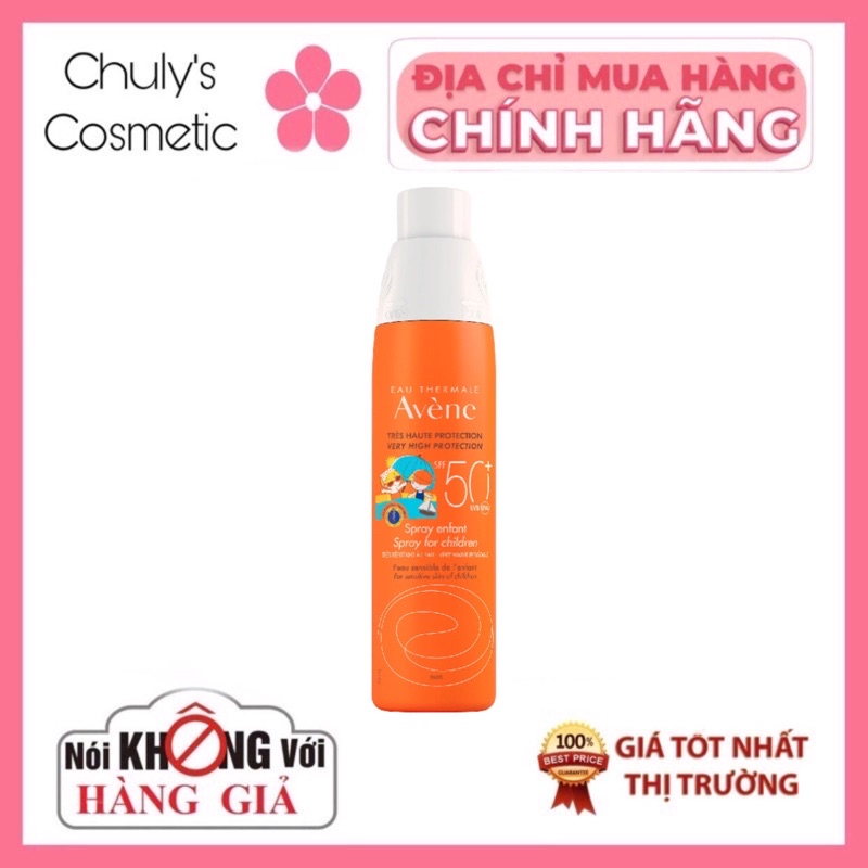 Xịt Chống Nắng Bảo Vệ Da Dành Cho Trẻ Em Avene Spray For Children SPF50+ 200ml