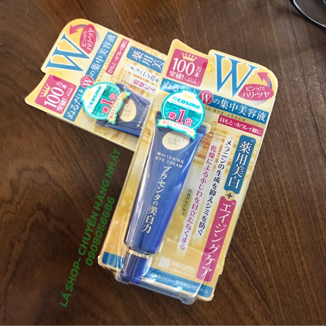 Kem dưỡng mắt Meishoku Placenta Medicated Eye Cream 30g | BigBuy360 - bigbuy360.vn