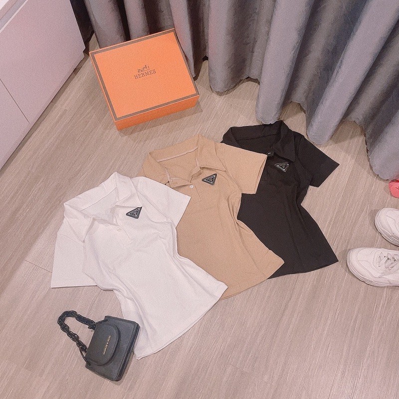 áo thun cổ trụ pradaaaa | BigBuy360 - bigbuy360.vn