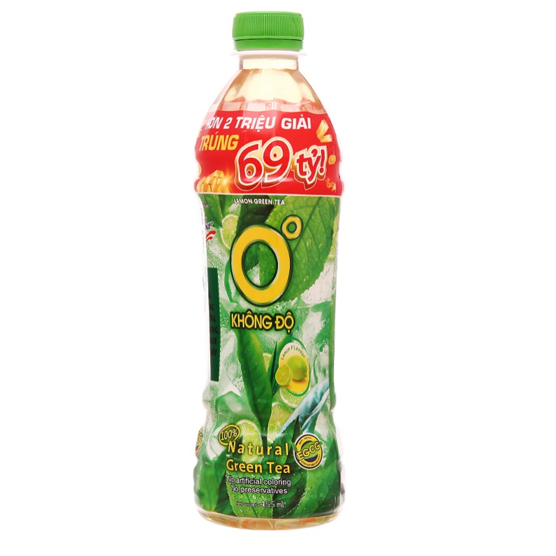 Nước ngọt trà xanh 0 độ