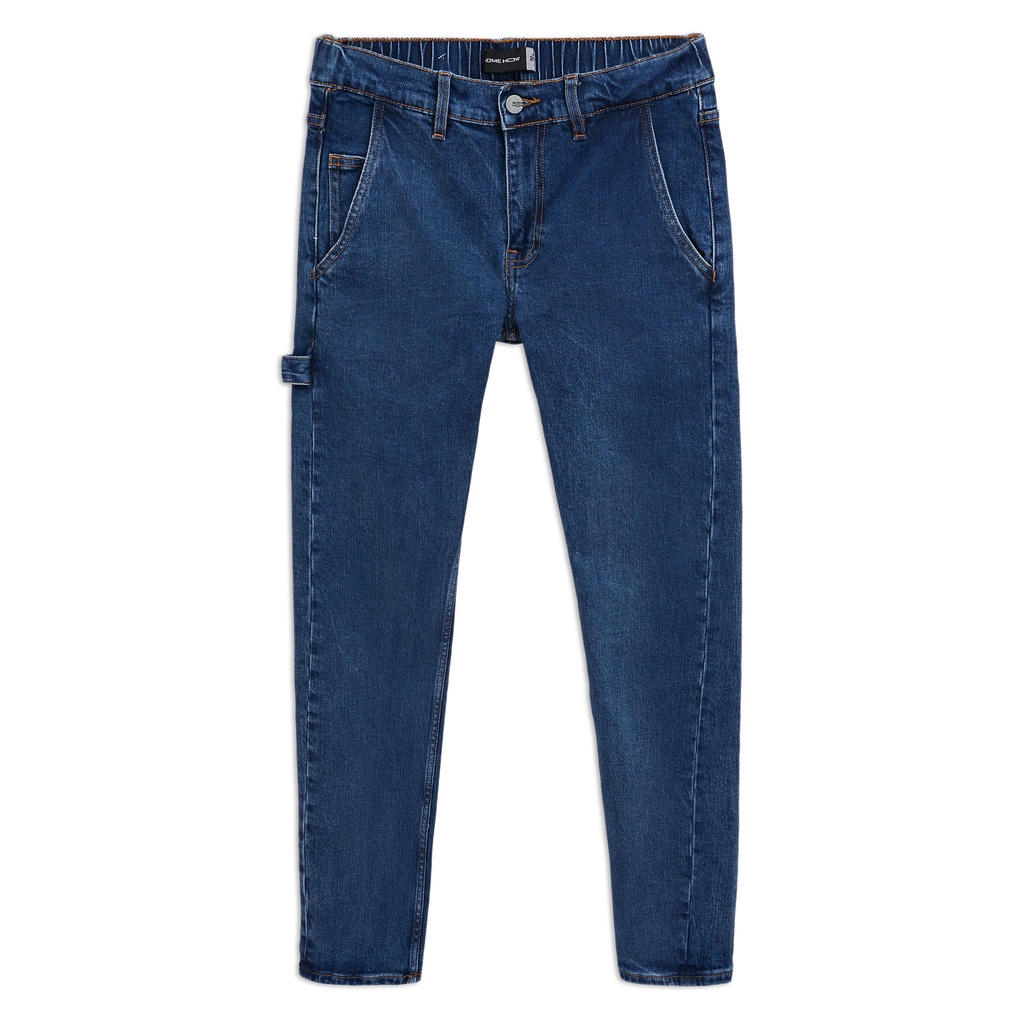Quần Jean Nam SimFit Ad Waist 2B , Chất Cotton Pha Spandex , QJ003901,SOMEHOW