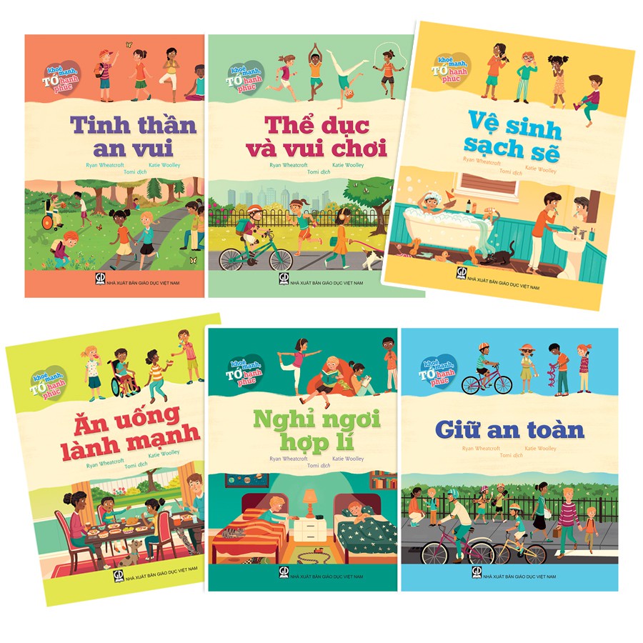 Sách - Tớ Khỏe Mạnh, Tớ Hạnh Phúc - bộ 6 cuốn