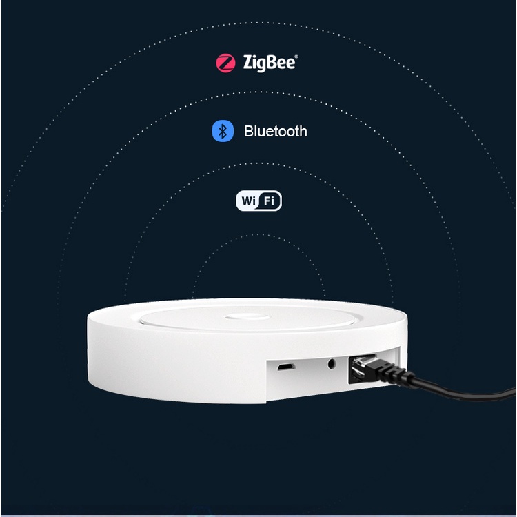 Trung tâm điều khiển nhà thông minh Hub Zigbee – Bluetooth – Wifi – LAN 4 in 1