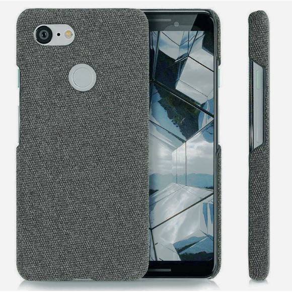 Ốp nhựa phủ vải fabric Google Pixel 5 / 4a 5g / 4a / 4 XL / 4 / 3 XL / 3 / 2 XL / 2 / XL / 1 / 3a / 3a XL ( Fabric case)