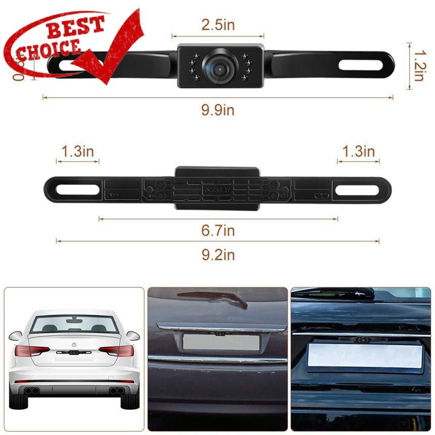 Camera Lùi Xe Hơi J10 IP69 Tầm Nhìn Ban Đêm