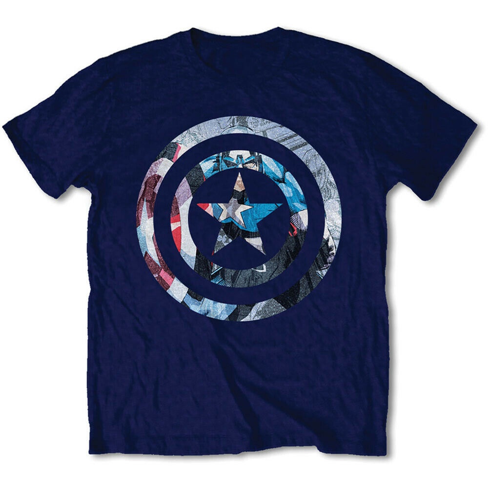 Áo thun Marvel Captain America Knock Out Hàng hóa Mới