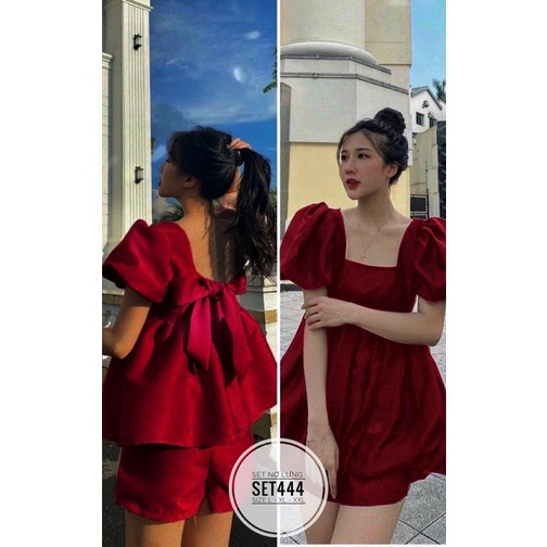 Bigsize Set nơ lưng SET444