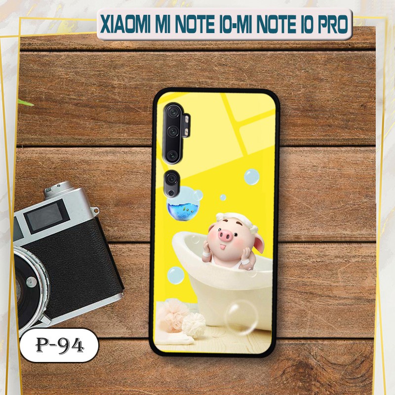 Ốp lưng kính 3D Xiaomi Mi Note 10/ Note 10 Pro-cute