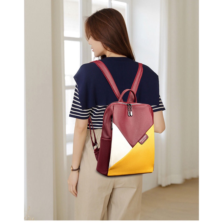 Ba Lô Đựng Laptop 12 13 13.3inch Chất Liệu Da Thời Trang Cho Nữ