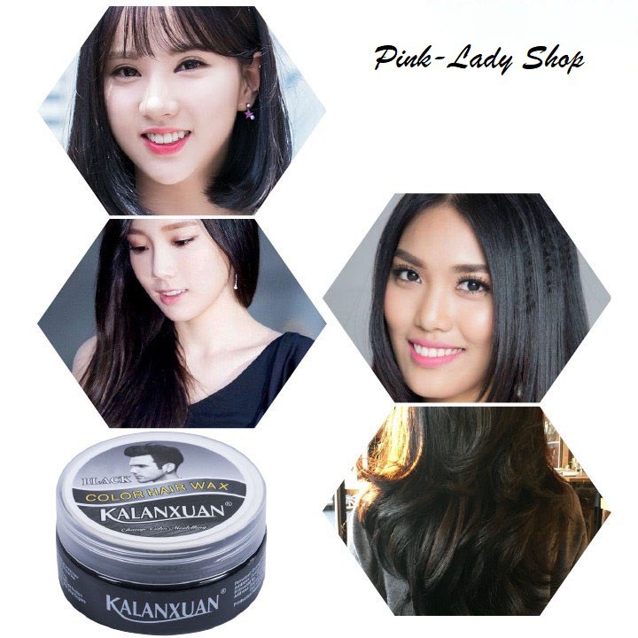 Sáp Vuốt Nhuộm Tóc Màu Đen KALANXUAN 100ml Chính Hãng Đổi Màu Tạm Thời | BigBuy360 - bigbuy360.vn