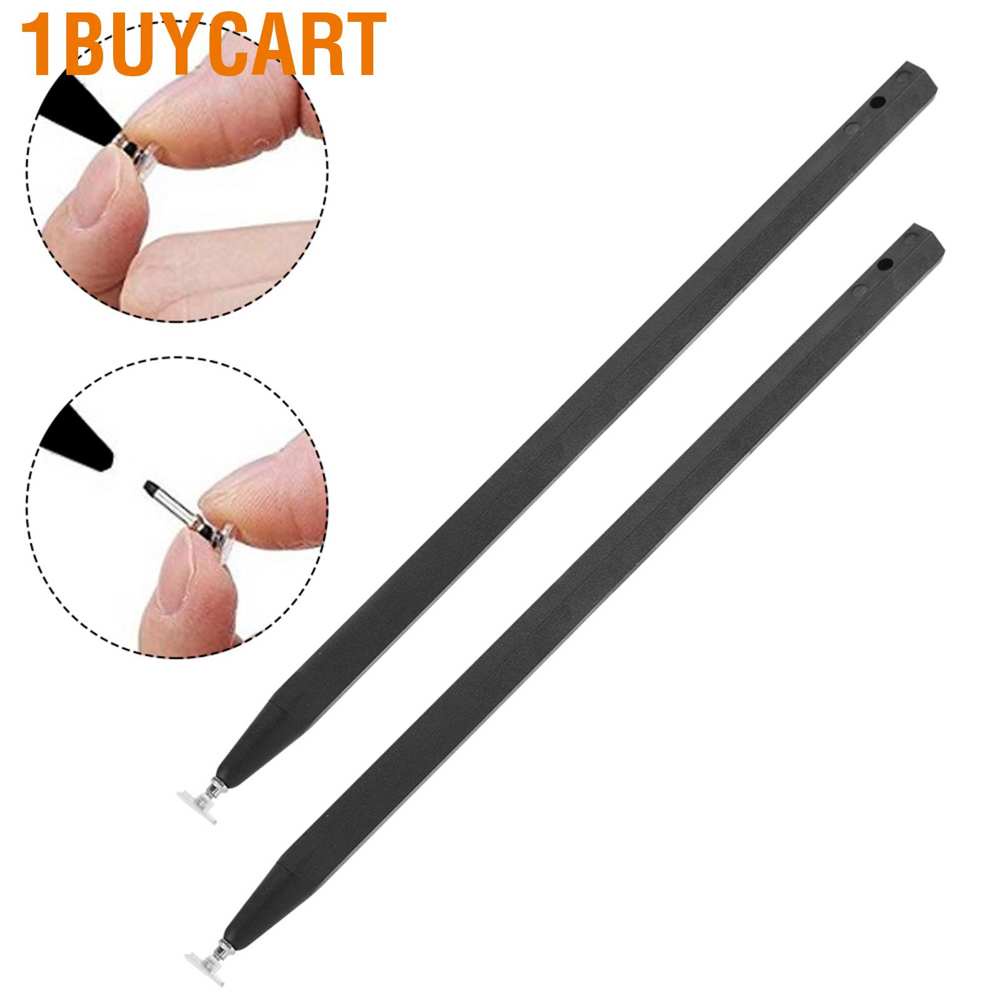 1buycart Transparent Conductive Contact Disc Tip  Durable Capacitive Stylus 2PCS Easy to Store Black Better Sensitivity and Accuracy for Home Gift