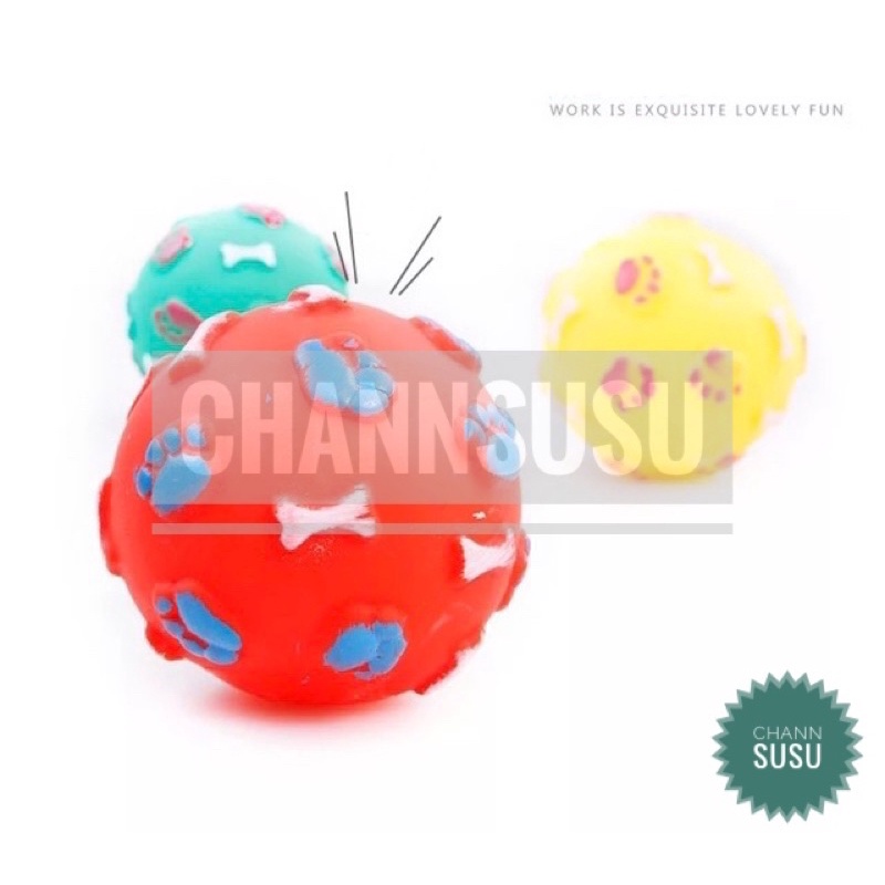 Bóng gấu kêu đồ chơi cho chó mèo thú cưng