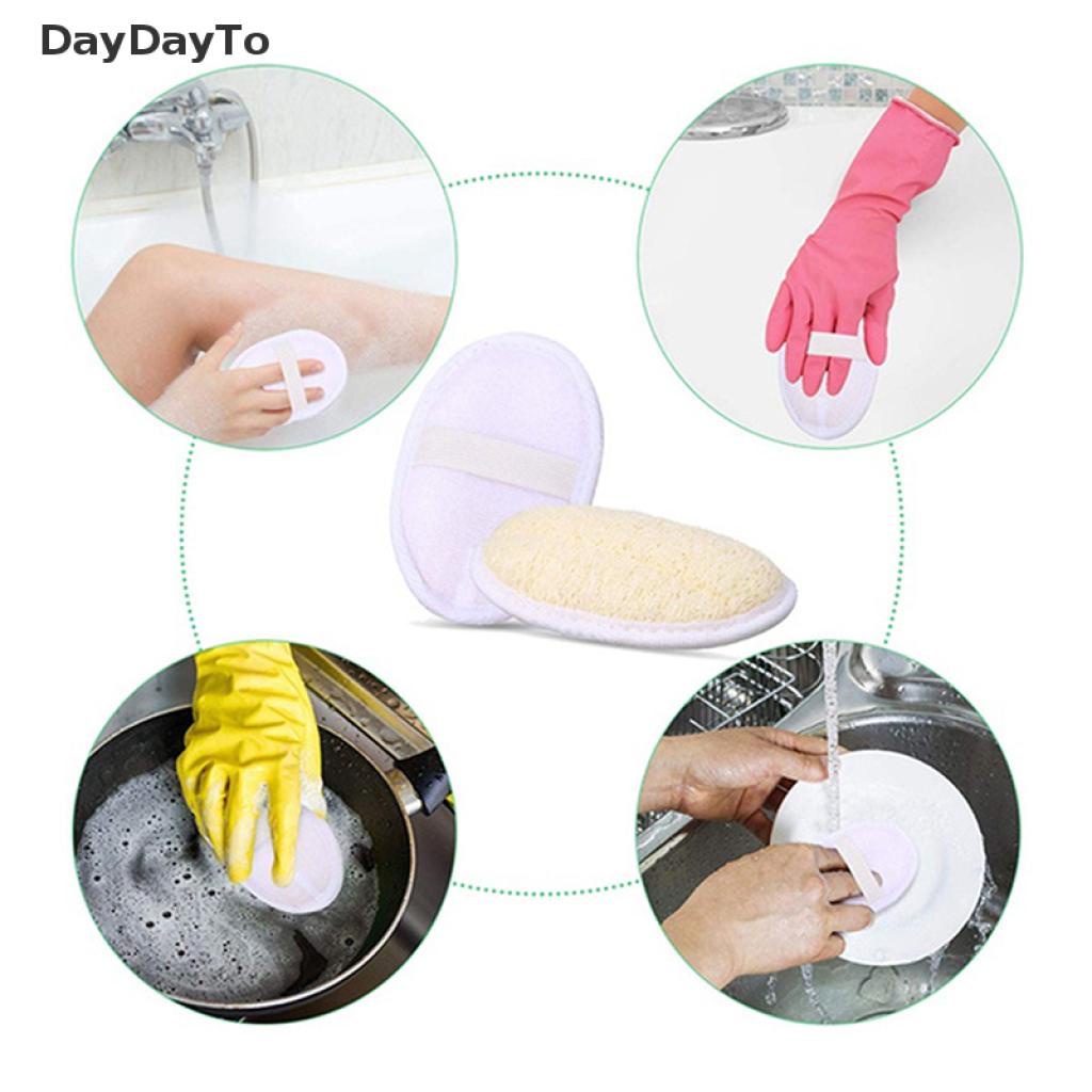 Đệm Xơ Mướp Tự Nhiên Rửa Mặt Tẩy Tế Bào Chết Tiện Dụng