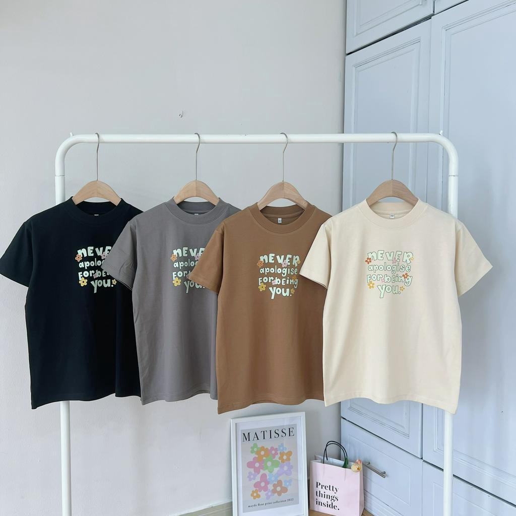 Áo baby tee nữ from vừa chất cotton mềm mịn thoáng mát