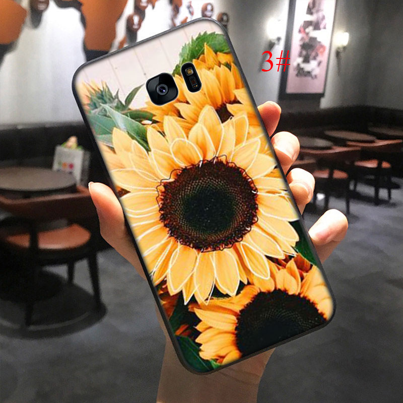 QD3 aesthetic sunflower Soft Silicone Case for Samsung S7 Edge S8 S9 S10 Plus S10E | BigBuy360 - bigbuy360.vn