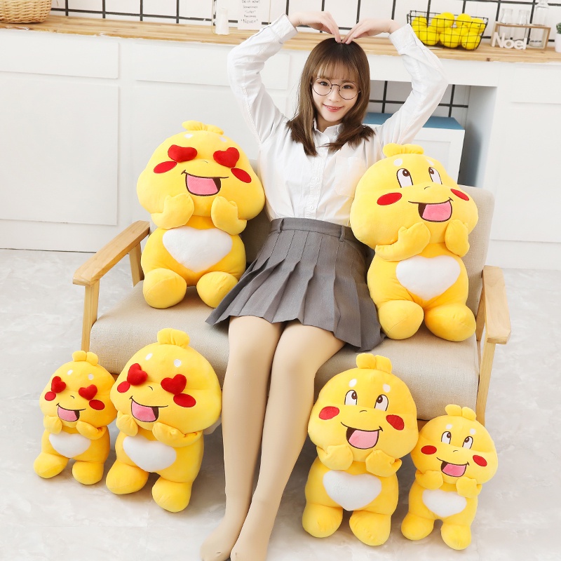 Gấu bông Qoobee ong vàng gối ôm cho bé thú nhồi bông dễ thương chất liệu mềm mịn vải miniso