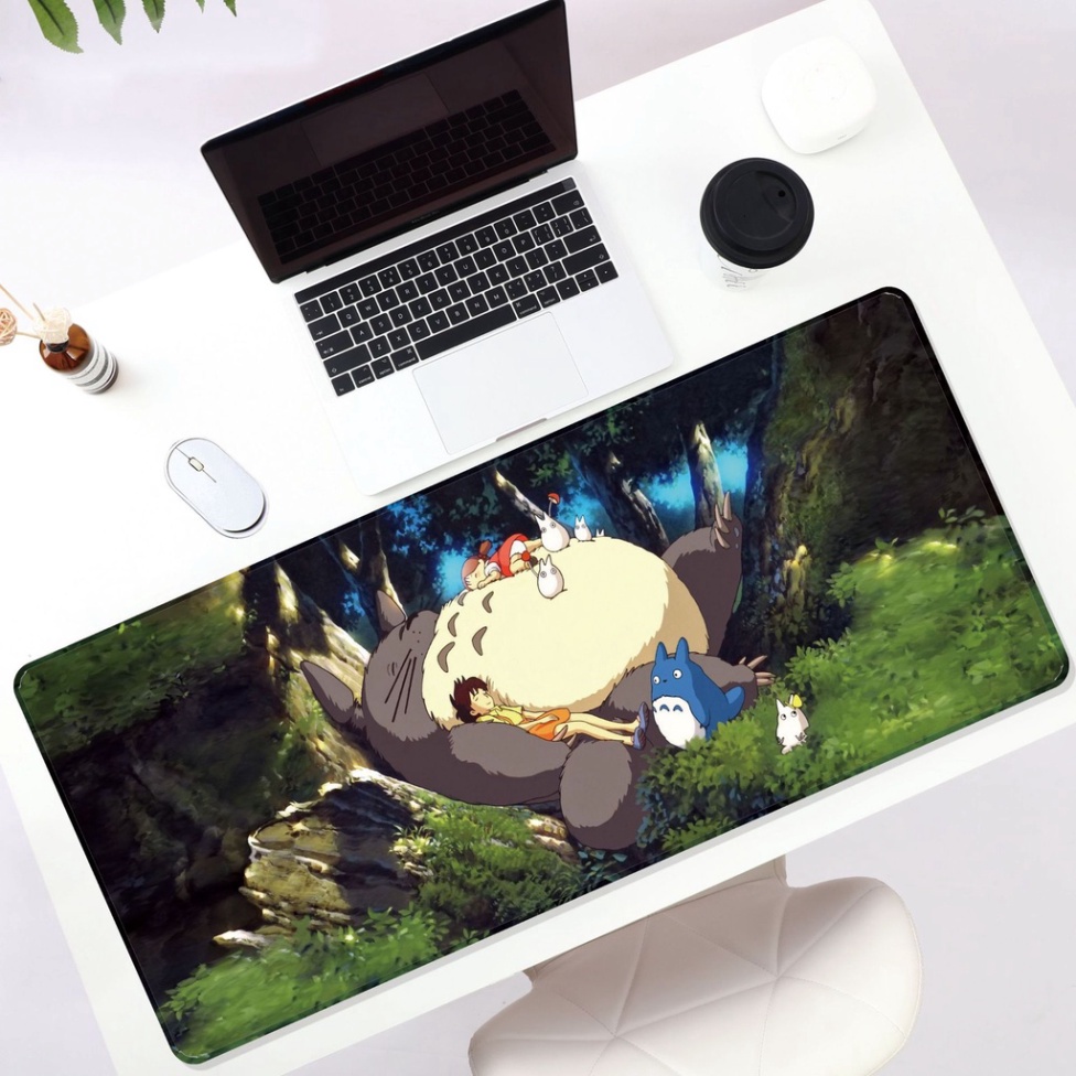 Tấm Lót Chuột Cỡ Lớn MousePad Chuyên Game Di Chuột Mượt Mà Không Thấm Nước Họa Tiết Hoạt Hình Cực Cute