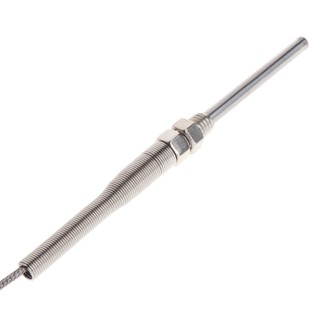 1M PT100 Thermocouple Probe 5mm x 50mm 3-Wire M8 Thread 3.3Ft Temperature Sensor