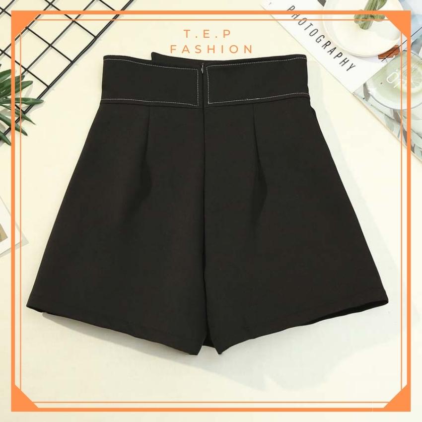 Quần Váy Nữ Cạp Cao Chỉ Nổi Tep Venus - QV101