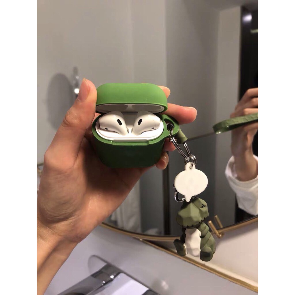 ☘️ Album Combo 3 món ☘️ Case airpods 1/2, dây đeo tay và móc khoá mô hình thú nổi dễ thương