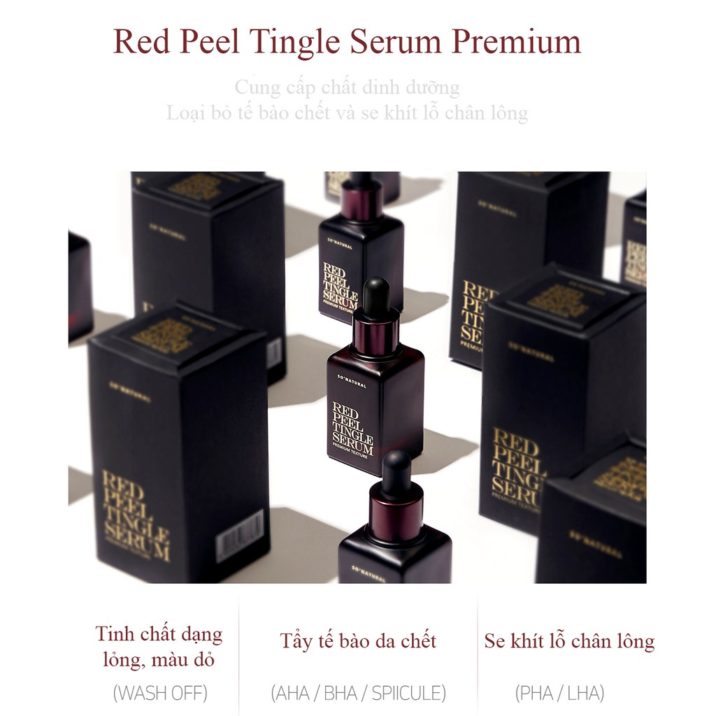 RED PEEL TINGLE SERUM PREMIUM phiên bản nâng cấp mẫu mới 2020