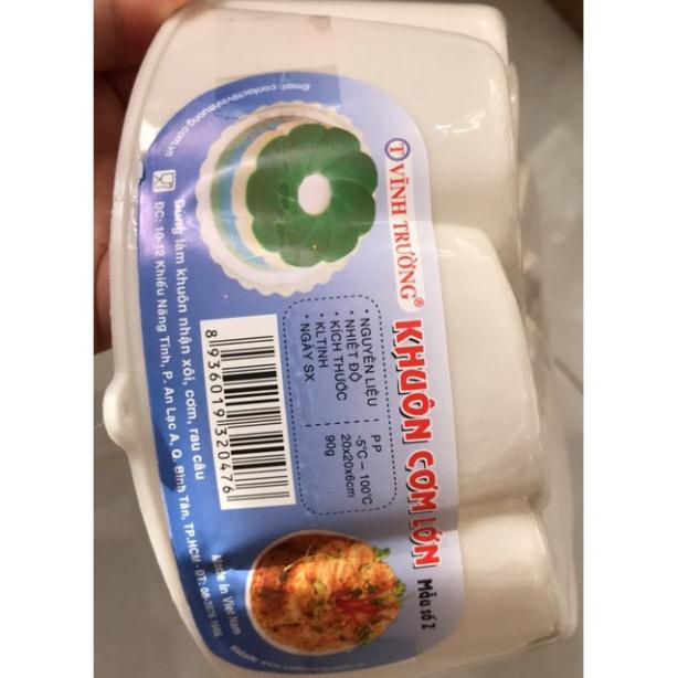 Khuôn nhựa rau cau hình hoa 20cm so 2