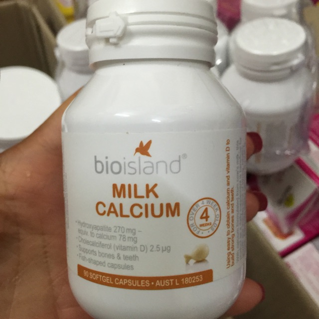Sữa canxi cho bé Bioisland 