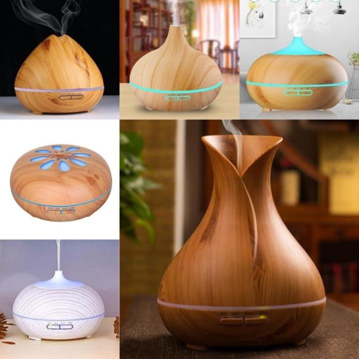 Máy xông tinh dầu loại 1, Máy phun sương tinh dầu 550ml - Bh 12 tháng