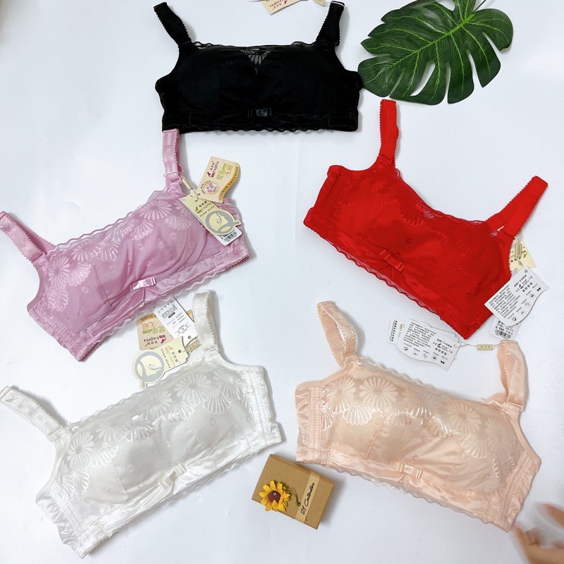 Áo lót ren dáng bra không gọng mút mỏng 32(M-04)