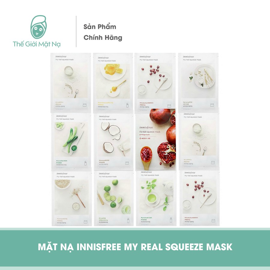 Mặt nạ cấp ẩm Innisfree My Real Squeeze