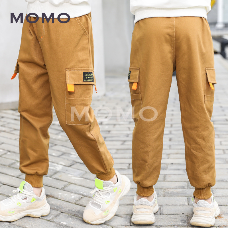 Quần Cotton Trơn Màu Xinh Xắn Dành Cho Bé Trai 3-14 Tuổi