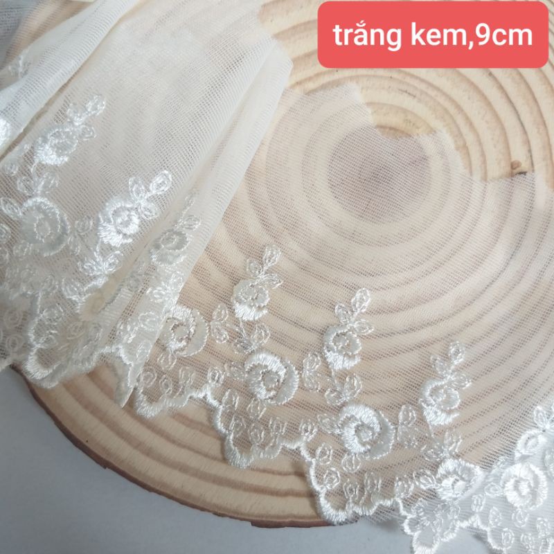 Ren lưới thêu , size từ 8cm đến 14cm