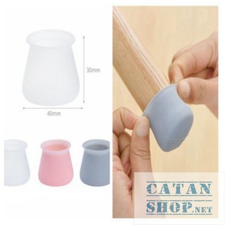 Set 4 nút bọc chân ghế bằng silicon [Mua 4 tặng 1] nút bịt chân bàn ghế chống trơn trượt an toàn GD365-BocChanGhe-Sili-4