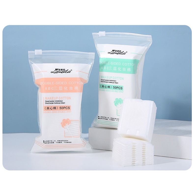 Bông tẩy trang Lameila Cotton   k9