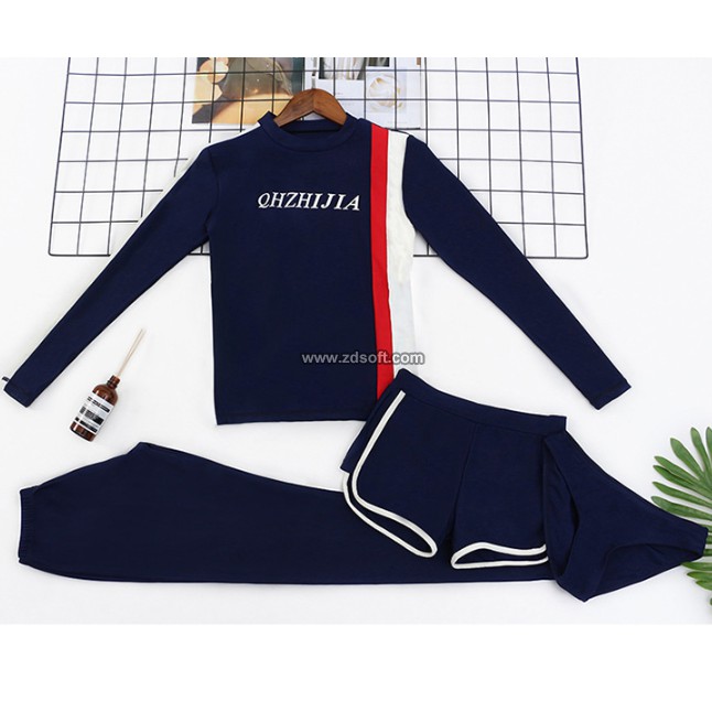 CÓ SẴN BIKINI đồ bơi nữ dài tay set 4 mảnh