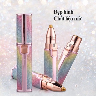 Máy tỉa chân mày lông mặt, cạo lông toàn thân 2in1