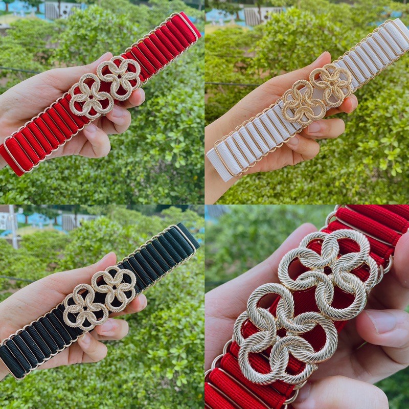 Đai váy soắn hoa
