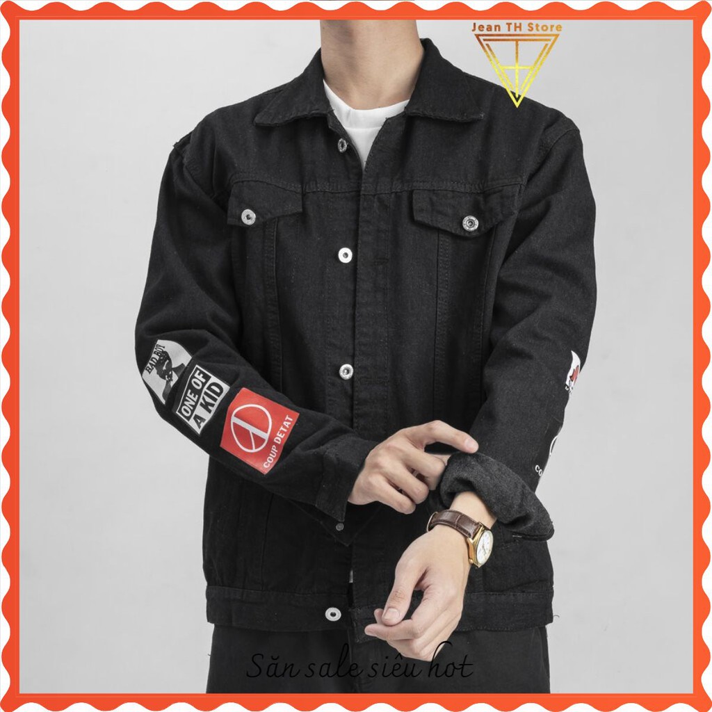 Áo khoác Jean Nam GDragon, áo khoác bò Nam thời trang phong cách trẻ trung năng động lonelyleafshop
