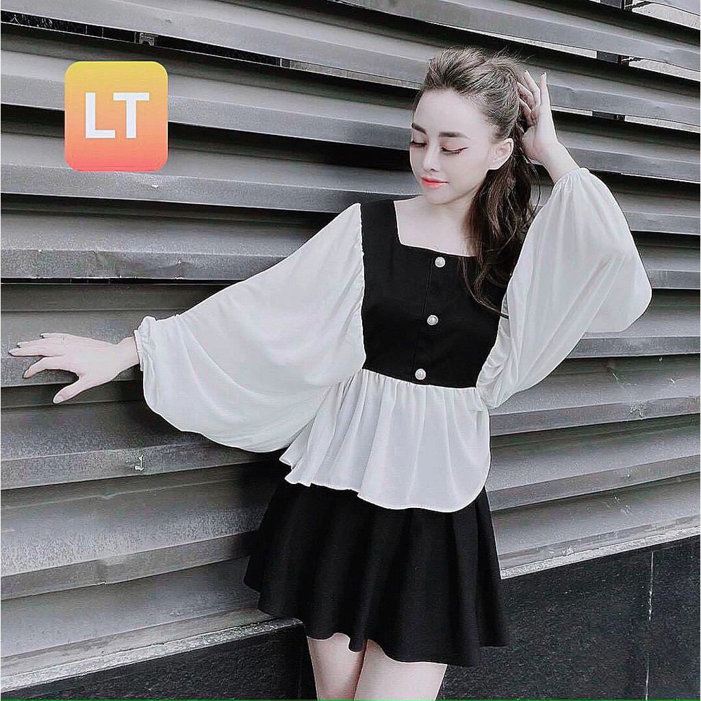 Áo kiểu nữ babydol tay phồng kiểu dáng cute trẻ trung GKM
